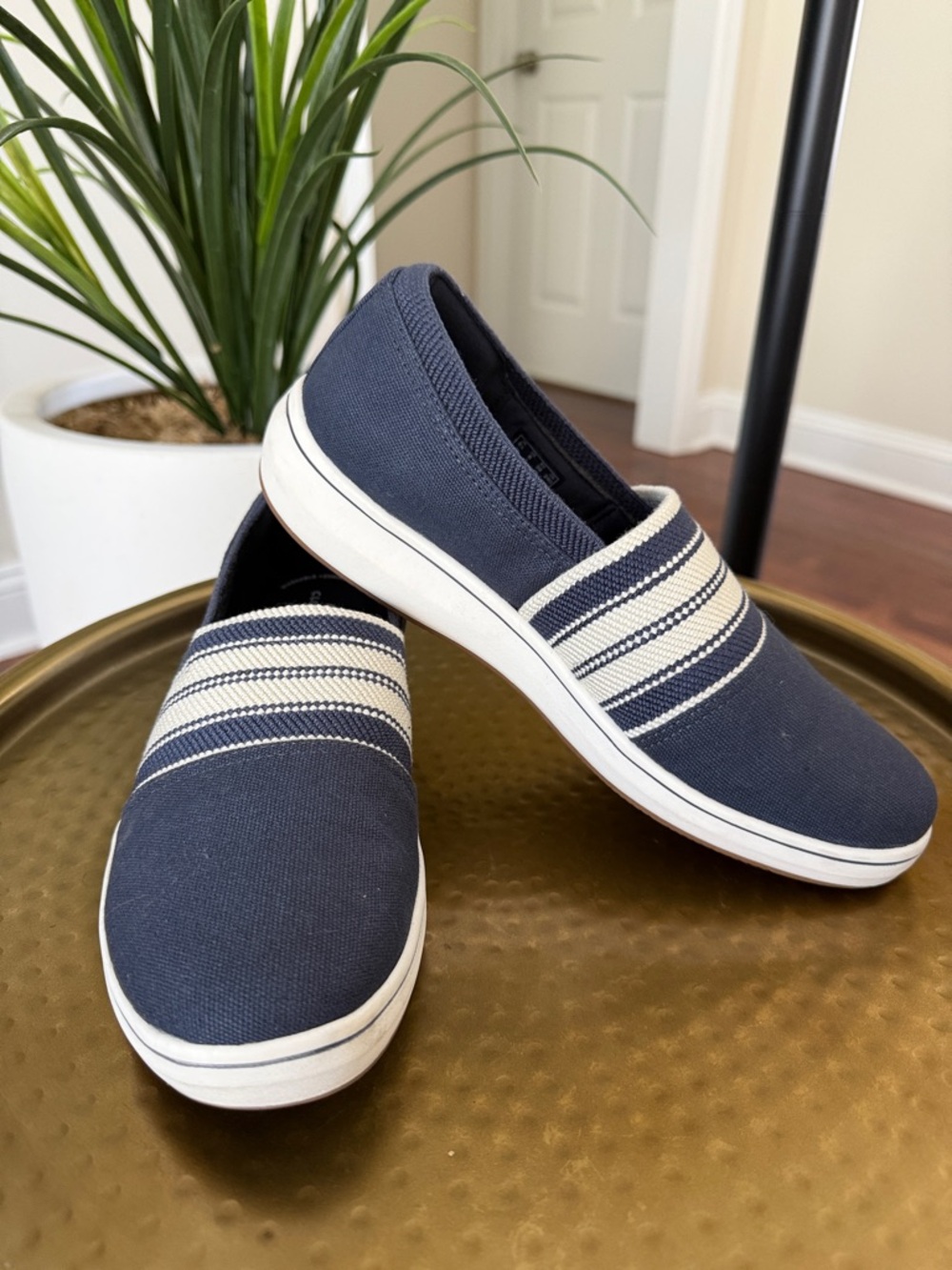 Clarks Women's Breeze Sky Mist Navy - Picture 6 of 9